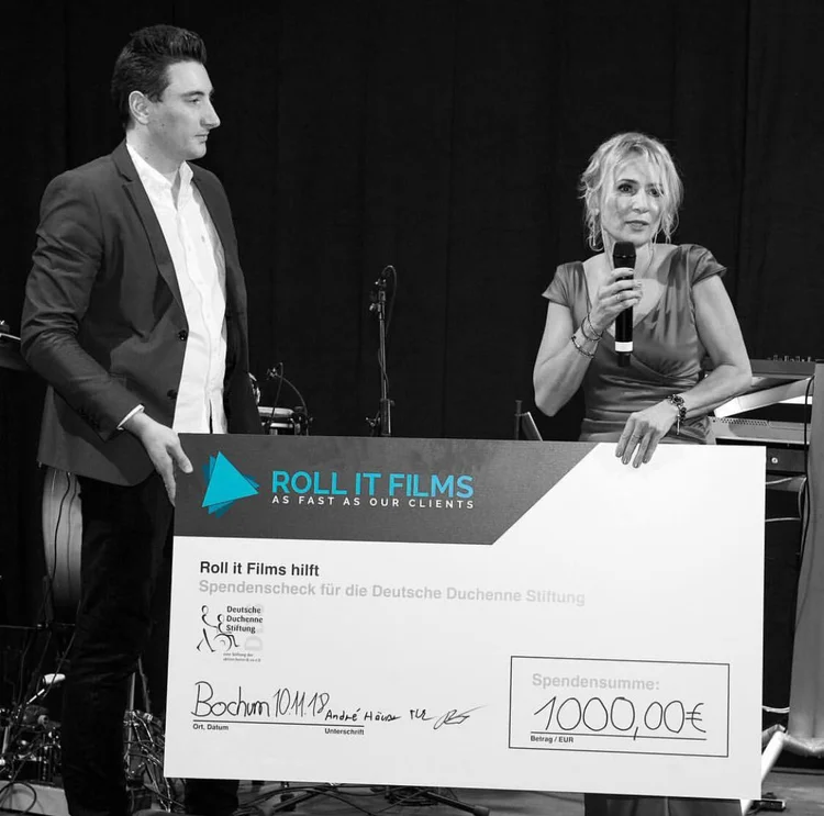 Deutsche Duchenne Stiftung Scheckübergabe